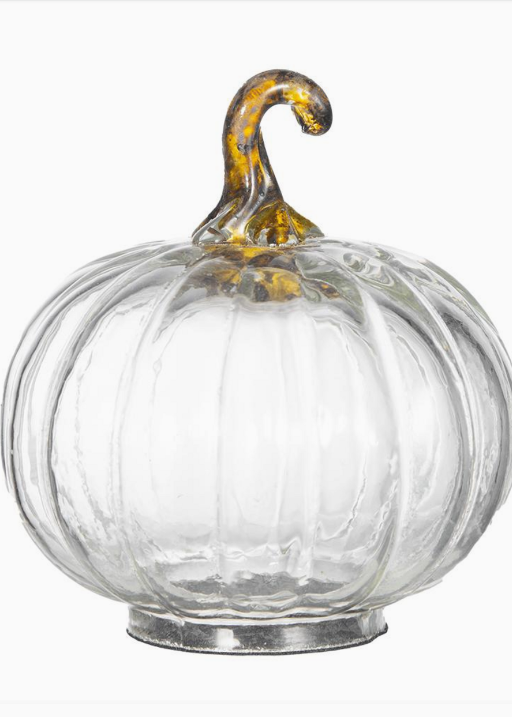 A&B Home Group Inc. D4x5" Glass Pumpkin, Clear