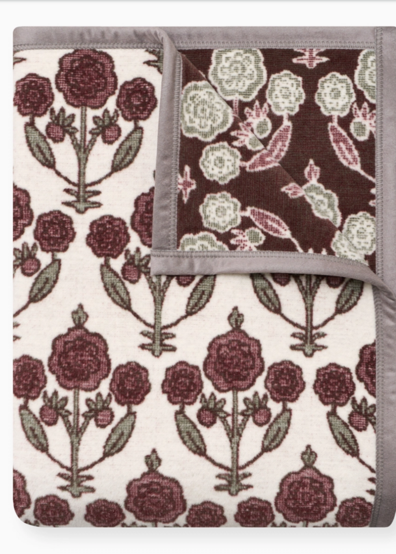 Chappywrap Ruthie Block Print Blanket