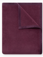 Chappywrap Harborview Herringbone Plum Blanket