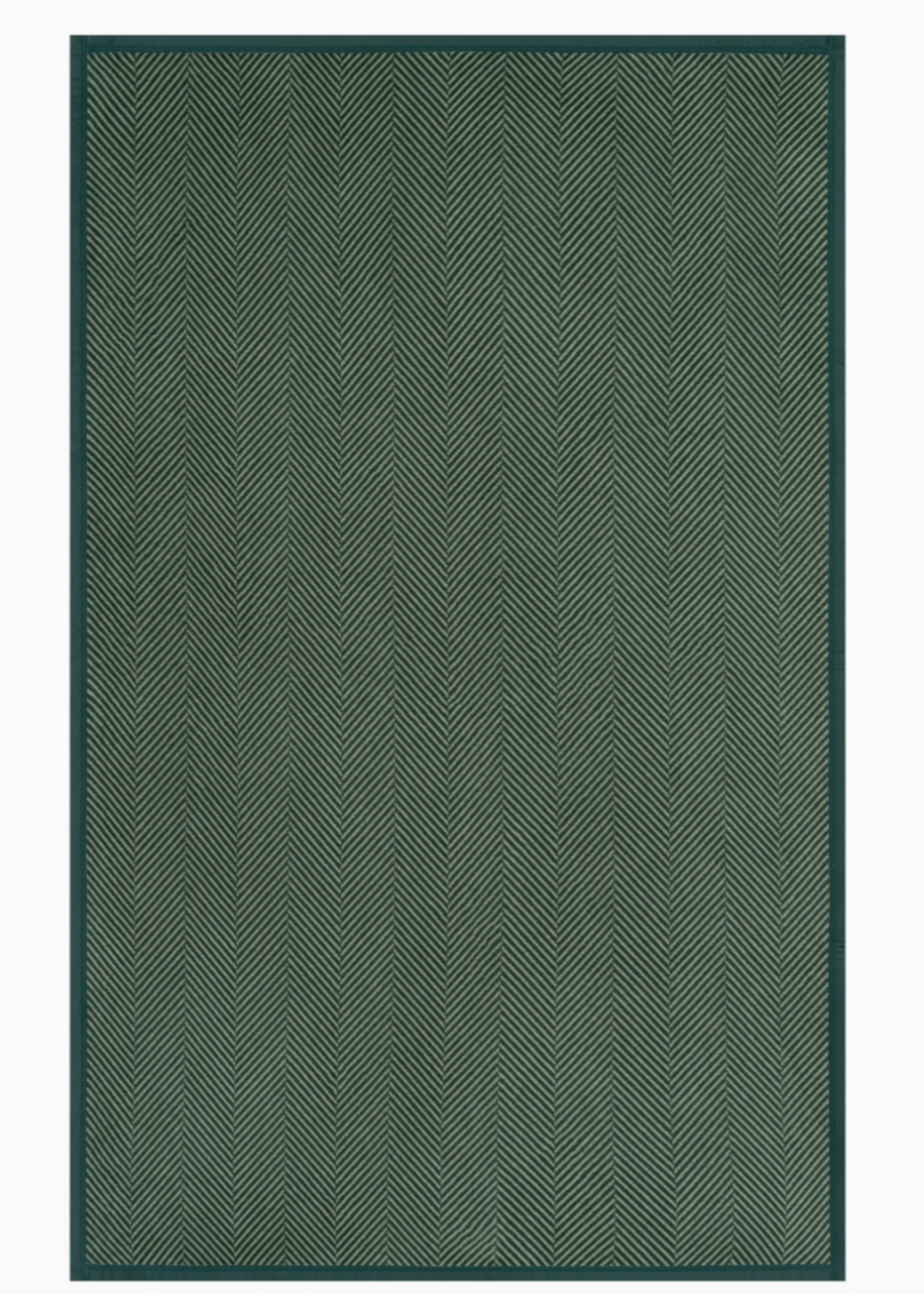 Chappywrap Harborview Herringbone Forset Green Midi Blanket