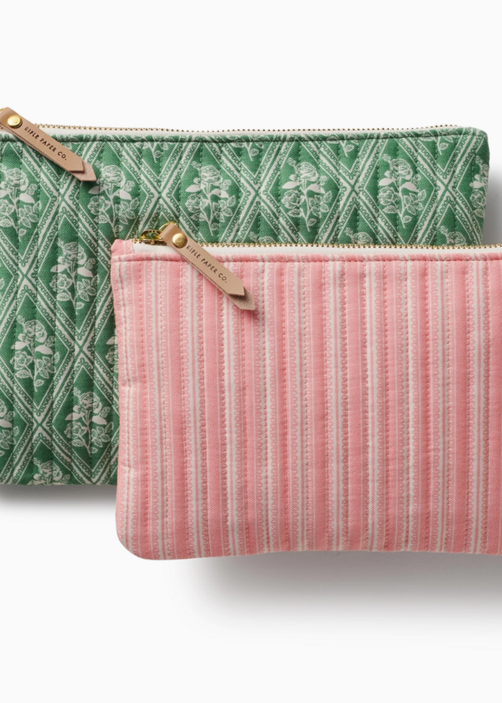 Rifle Paper Co. Rose Study Quilted Pouch Set