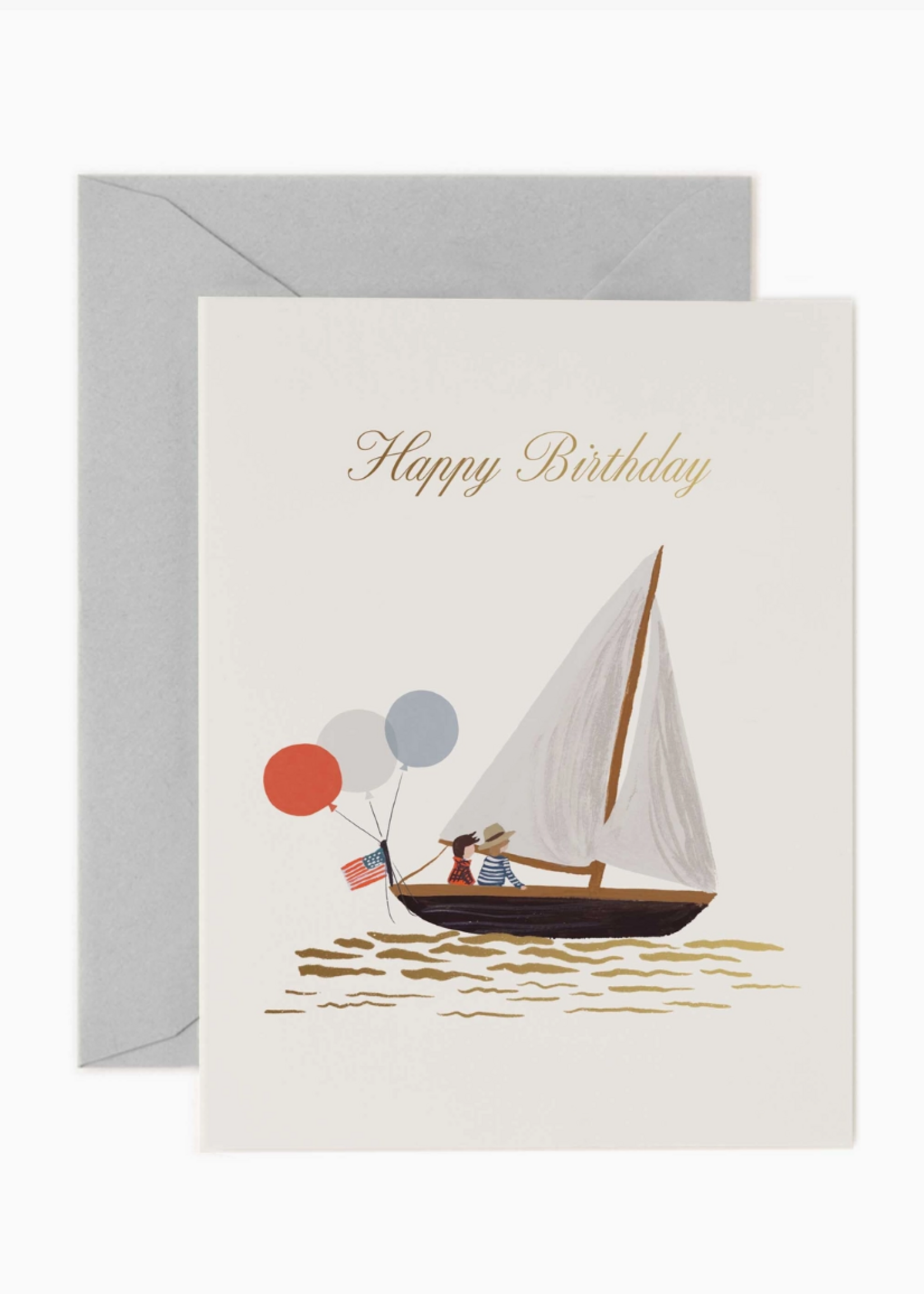 Rifle Paper Co. Sailboat Birthday Card