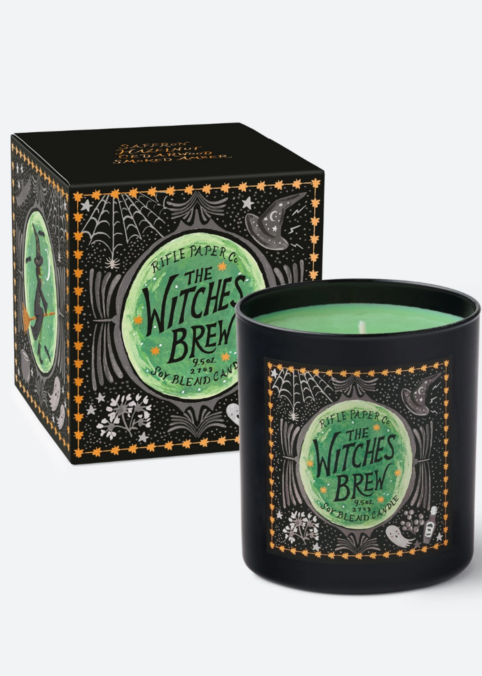 Rifle Paper Co. Witches Brew 9.5 oz Glass Candle