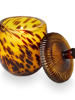 Creative Co-Op Woodfire Glass Acorn Candle