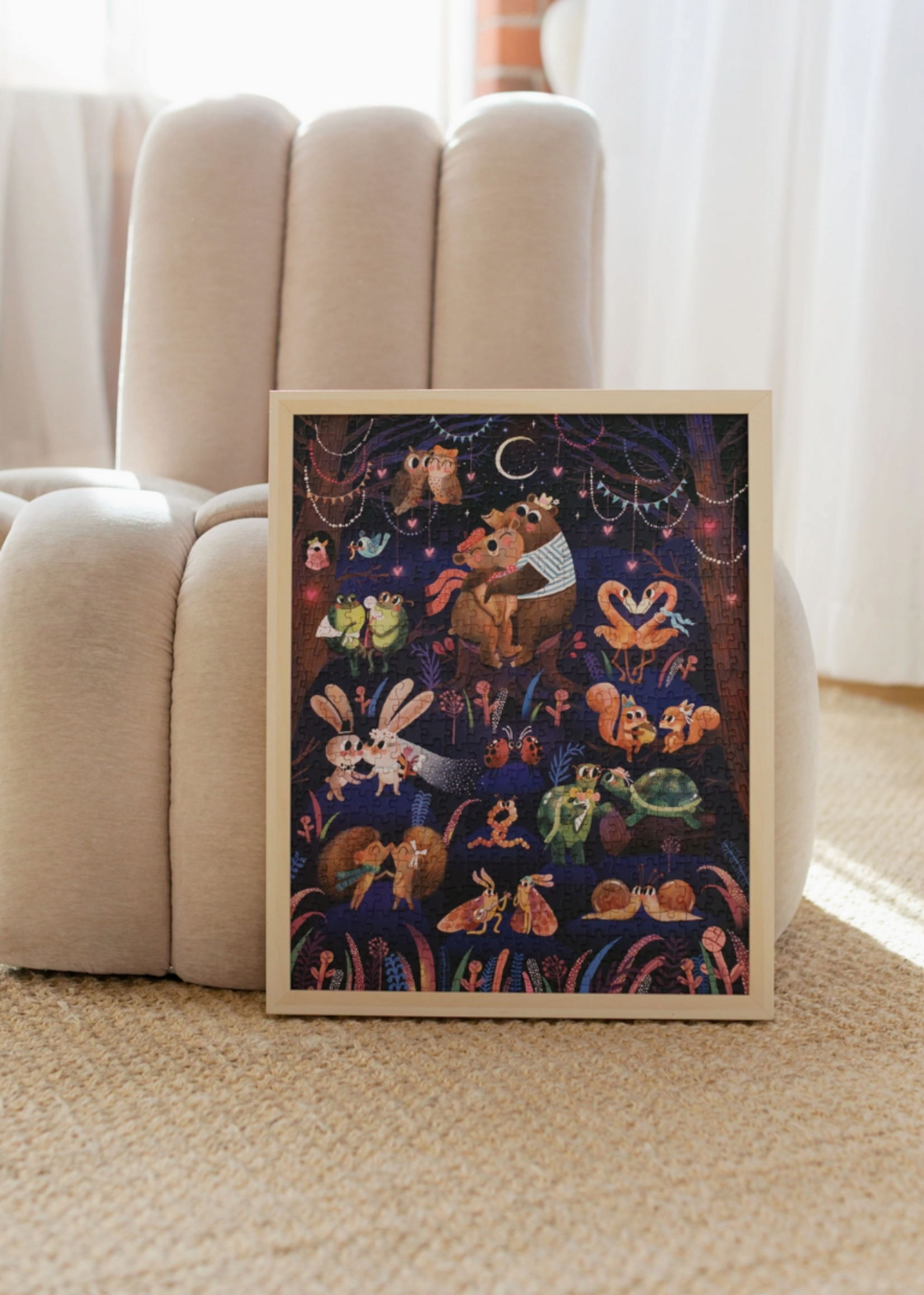 Once Upon a Puzzle Courting Critters 500 Piece Puzzle