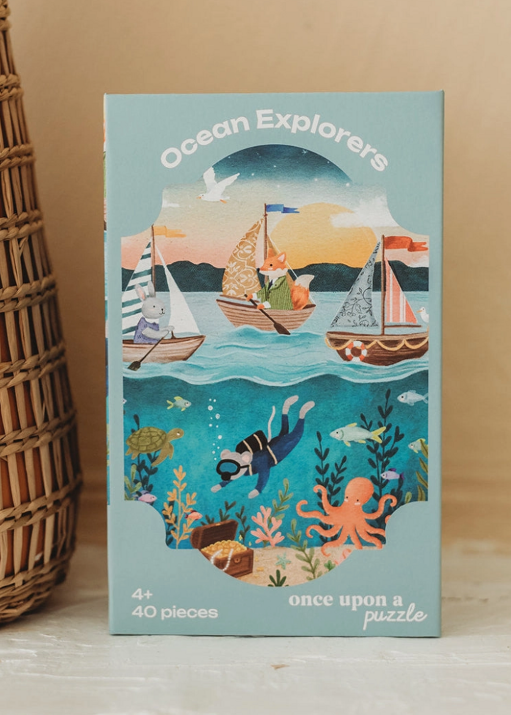 Once Upon a Puzzle Ocean Explorers 40 Piece Mini