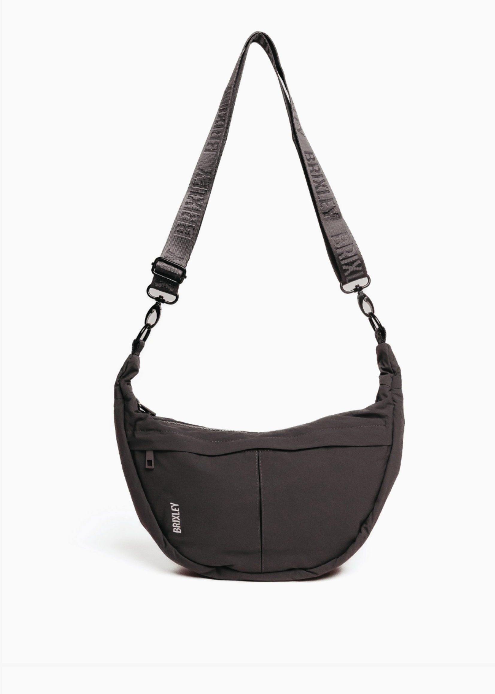 Brixley Gray Crescent Bag