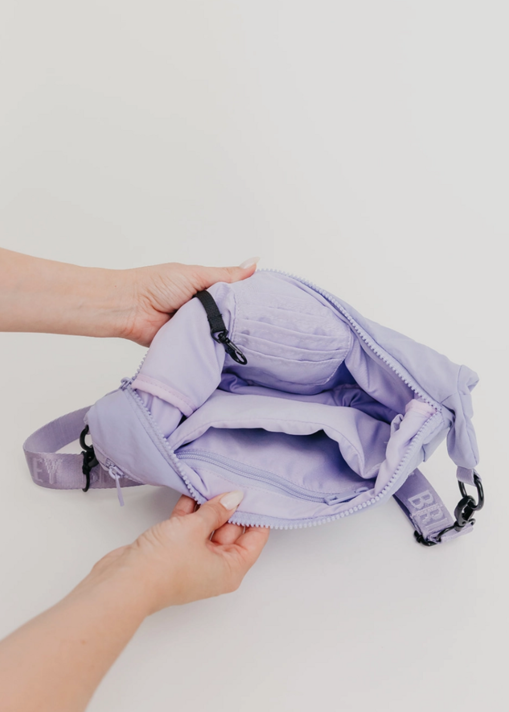 Brixley Periwinkle Crescent Bag