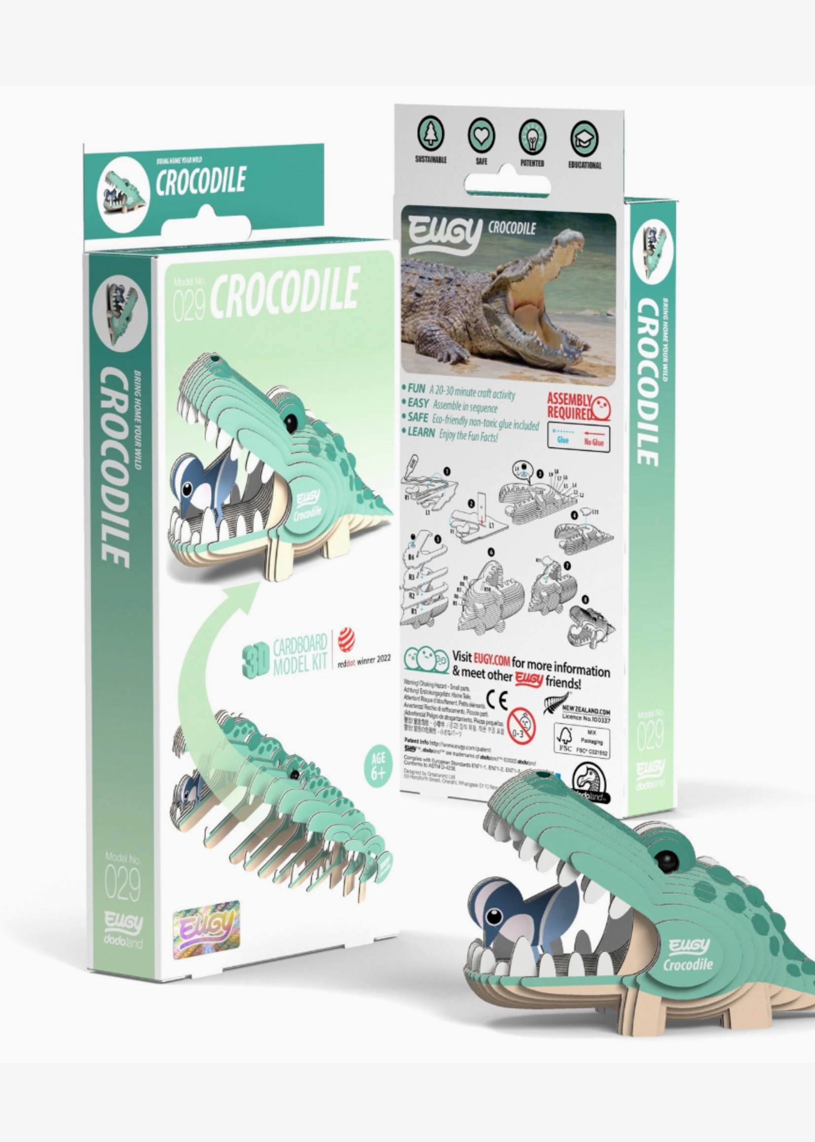 Safari Ltd. Eugy Crocodile 3D Puzzle