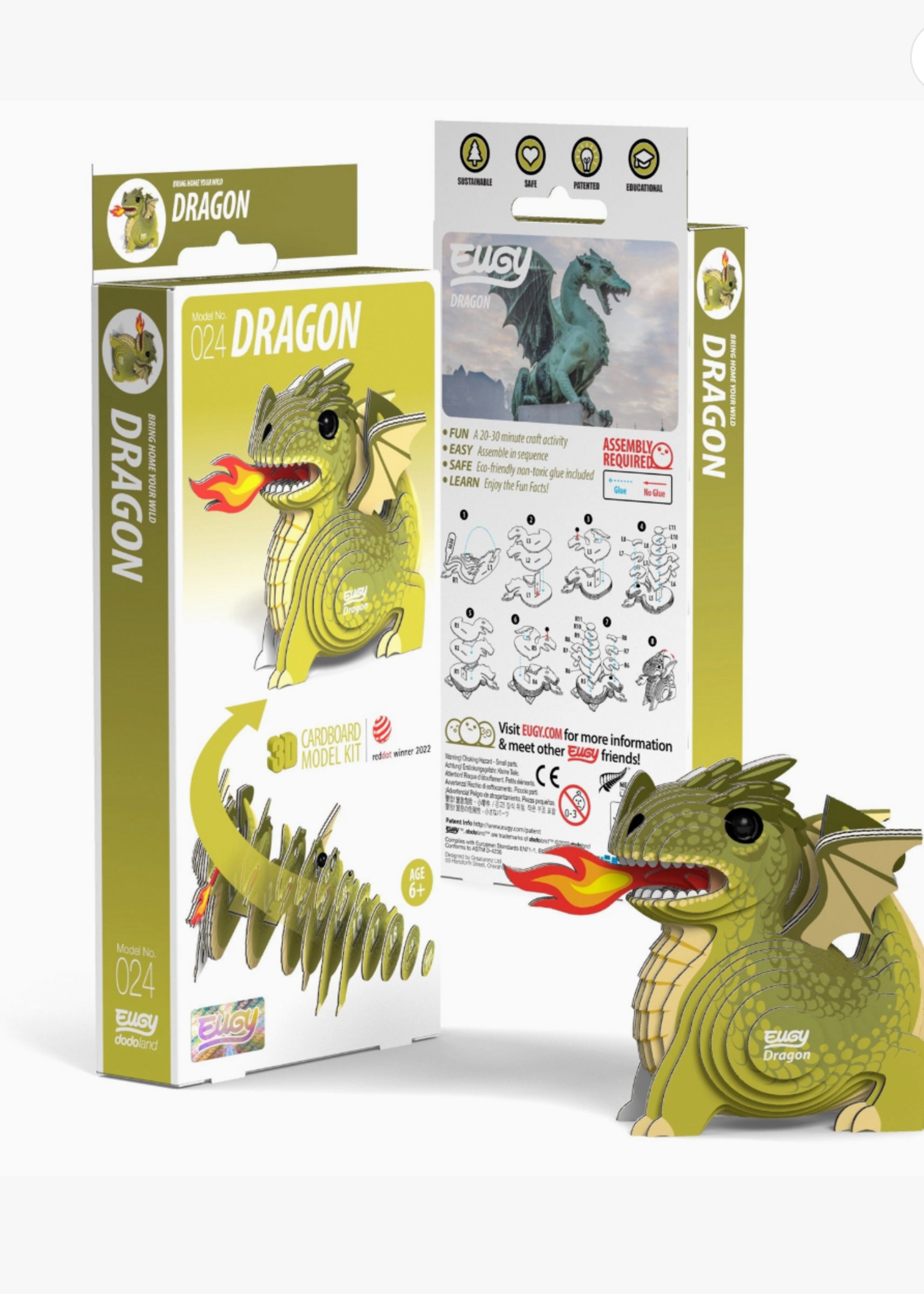 Safari Ltd. Eugy Dragon 3D Puzzle