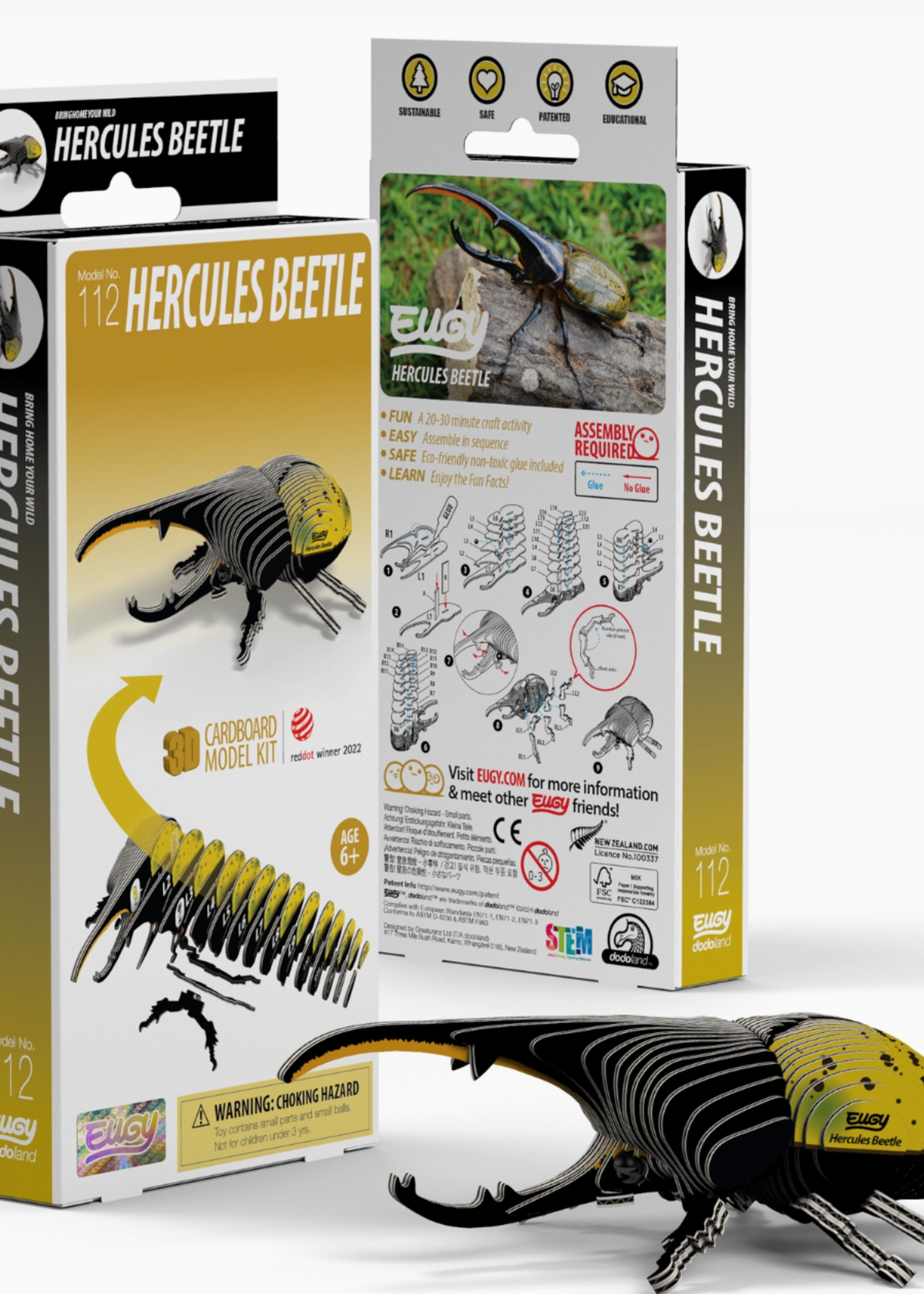 Safari Ltd. Eugy Hercules Beetle 3D Puzzle