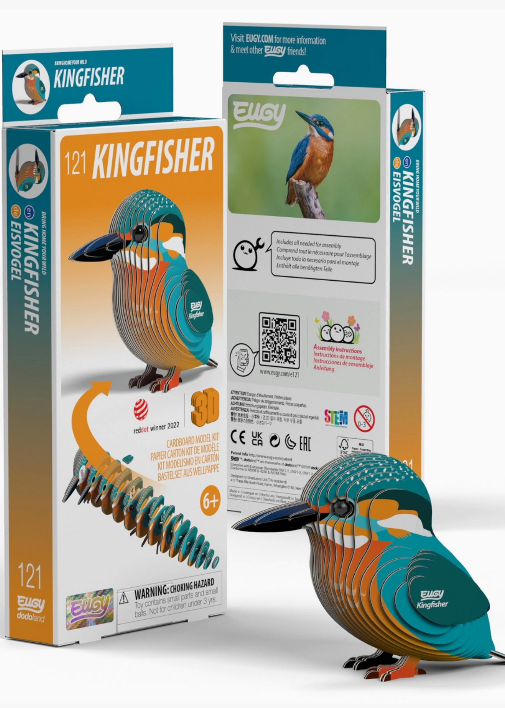 Safari Ltd. Eugy Kingfisher 3D Puzzle