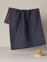 Geometry Midnight Stripe Luxe Kitchen Towel
