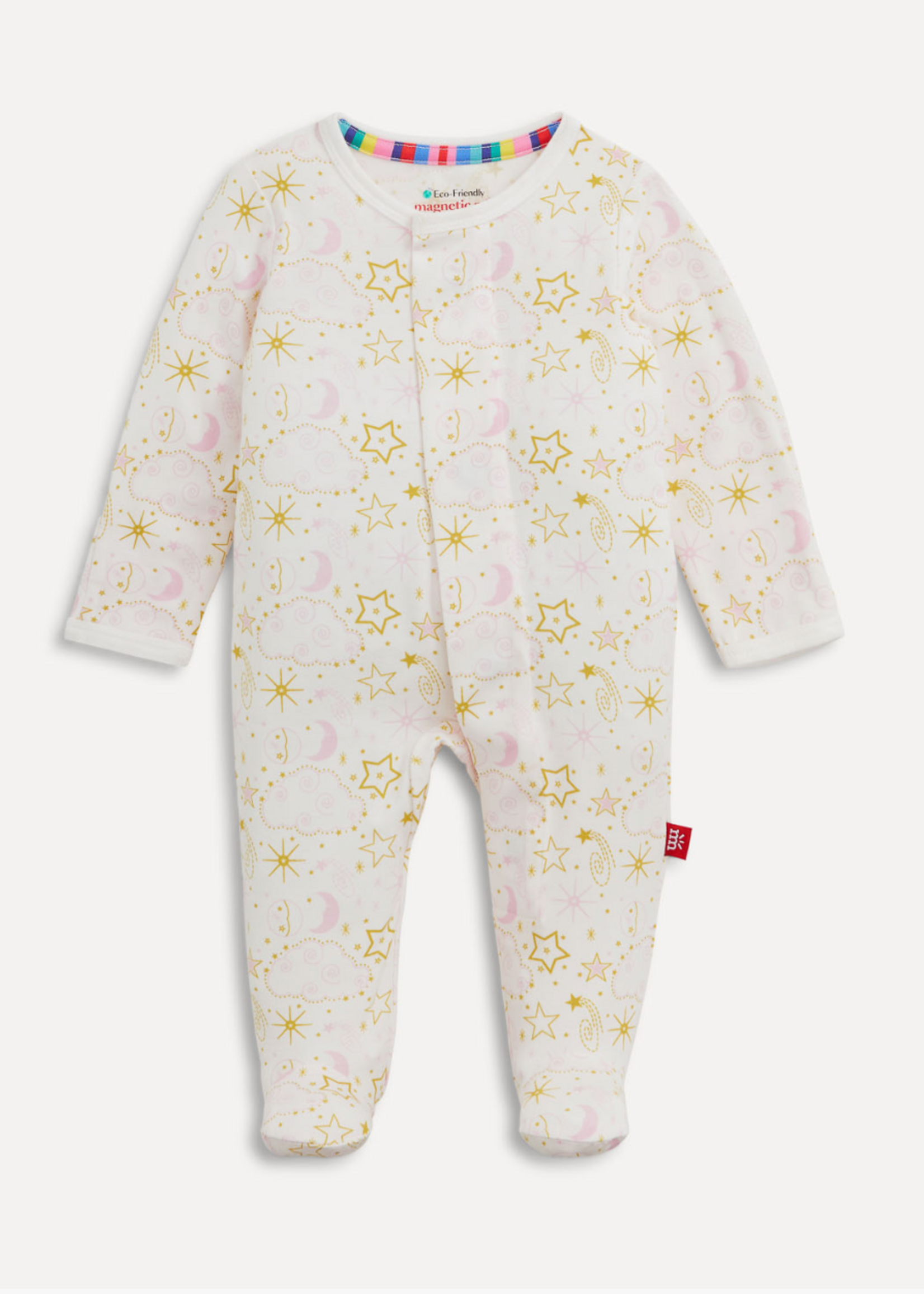 Magnetic Me Star Signs Pink Modal Footie