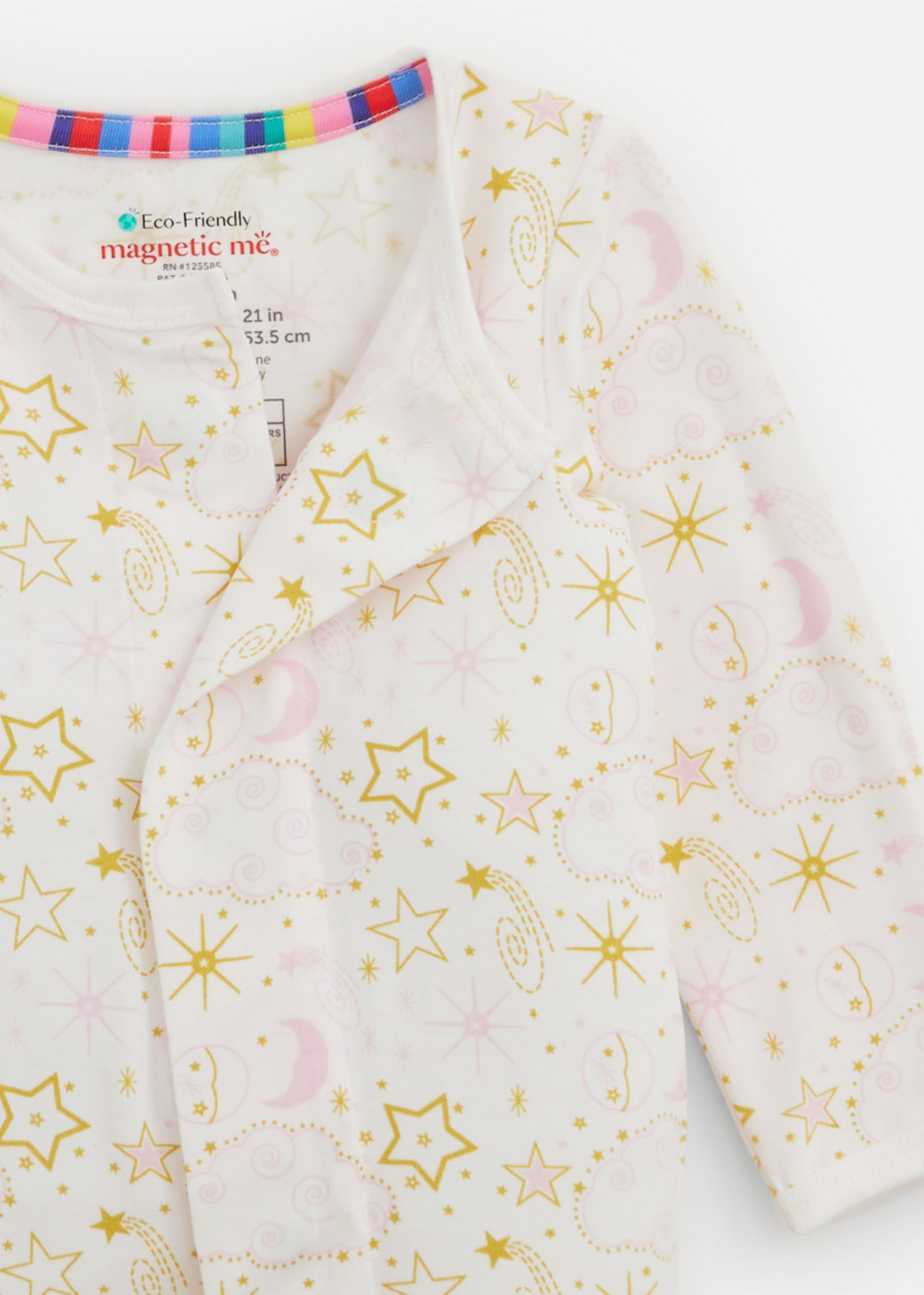 Magnetic Me Star Signs Pink Modal Footie