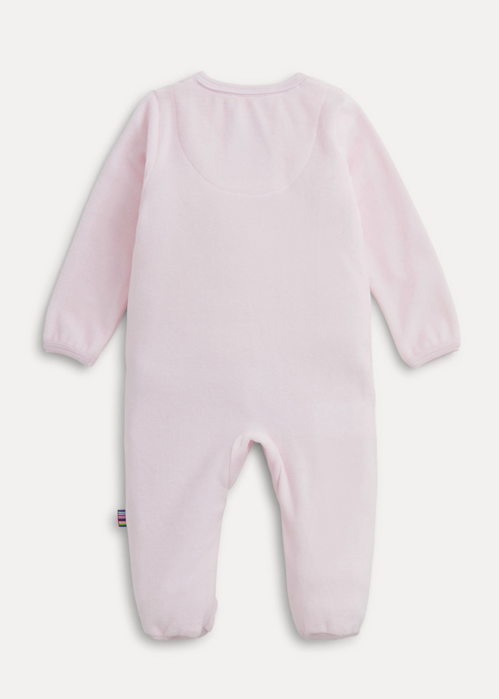 Magnetic Me Embroidery Dogs Pink Velour Footie