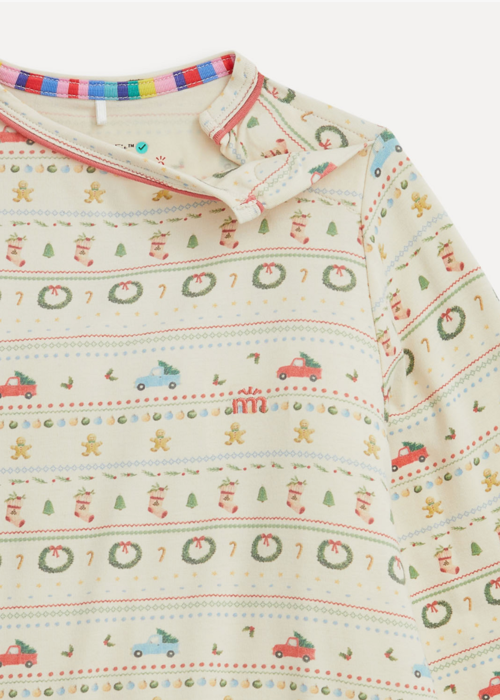 Magnetic Me Traditional Christmas Rf L/S Nightgown