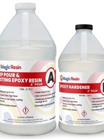 Magic Resin 1.5 Gallon (5.7 L) | 4'' Deep Pour, Casting & Art Resin | Clear Epoxy Resin Kit