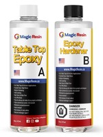 Magic Resin 32 oz (946 ml) | Table Top & Art Clear Coating Epoxy Resin Kit