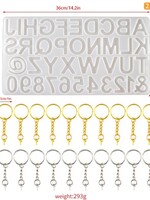 Alibaba Alphabet and number set with keychains