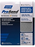 Norton 9 x 11 In. ProSand Paper Sheet Asst Grit A259PS AO