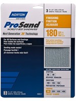 Norton 9 x 11 In. ProSand Paper Sheet P180 Grit A259PS AO