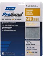 Norton 9 x 11 In. ProSand Paper Sheet P220 Grit A259PS AO