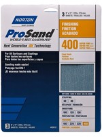 Norton 9 x 11 In. ProSand Paper Sheet P400 Grit A259PS AO