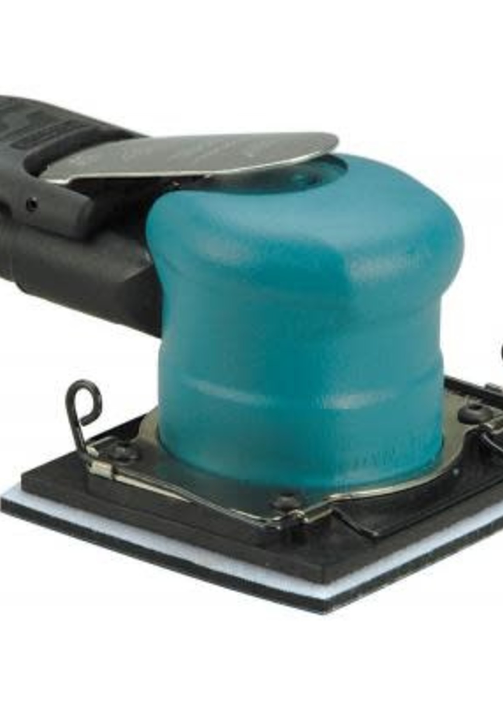 Dynabrade 4" W x 4-5/16" L (102 mm x 110 mm) Dynabug "Model T" Orbital Sander, Non-Vacuum with Clips