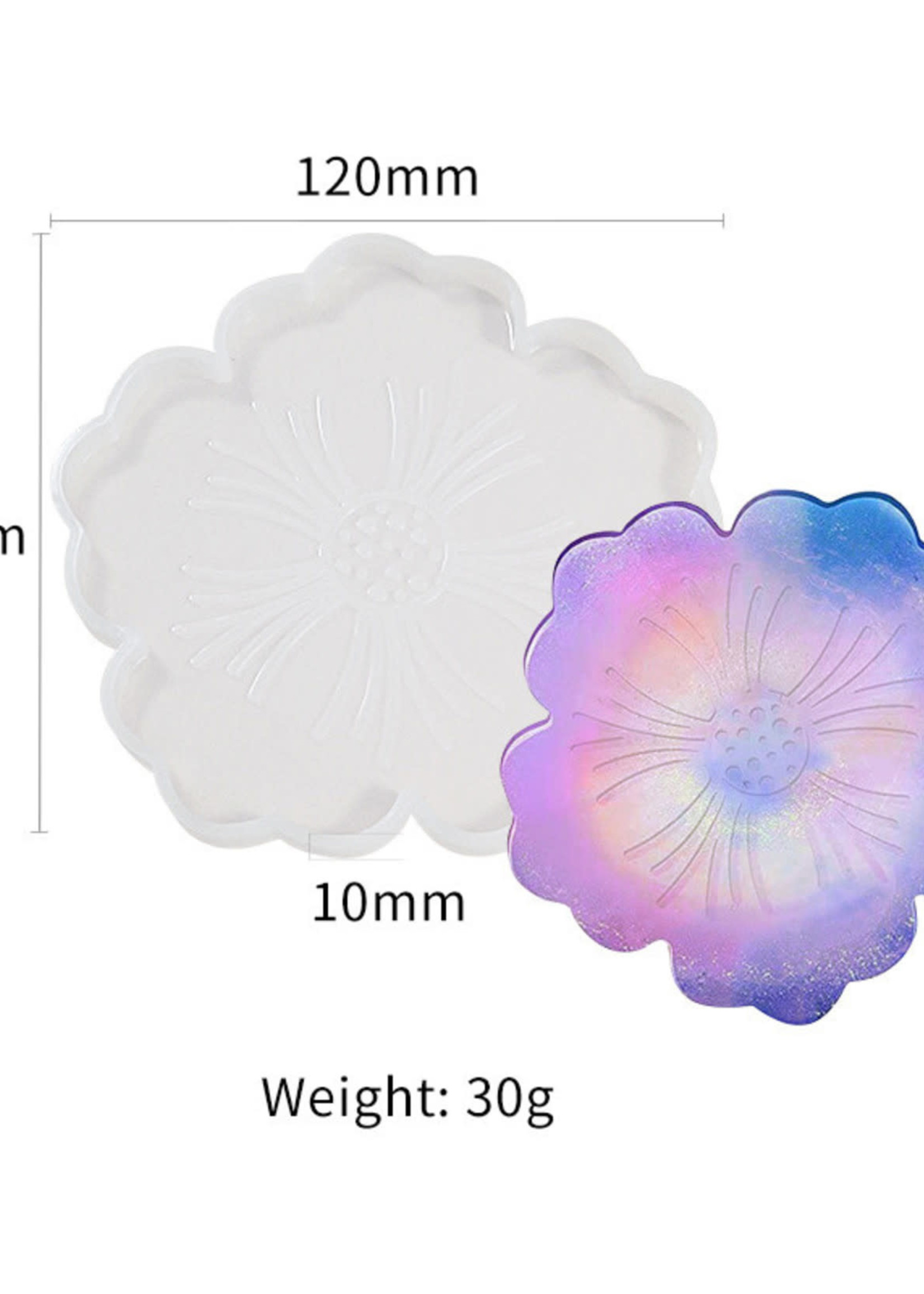 Alibaba Small Flower Shape Style-A 120mm x 120mm Mold