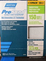 Norton 9 X 11 SHEET PROSAND P150G JOB PACK