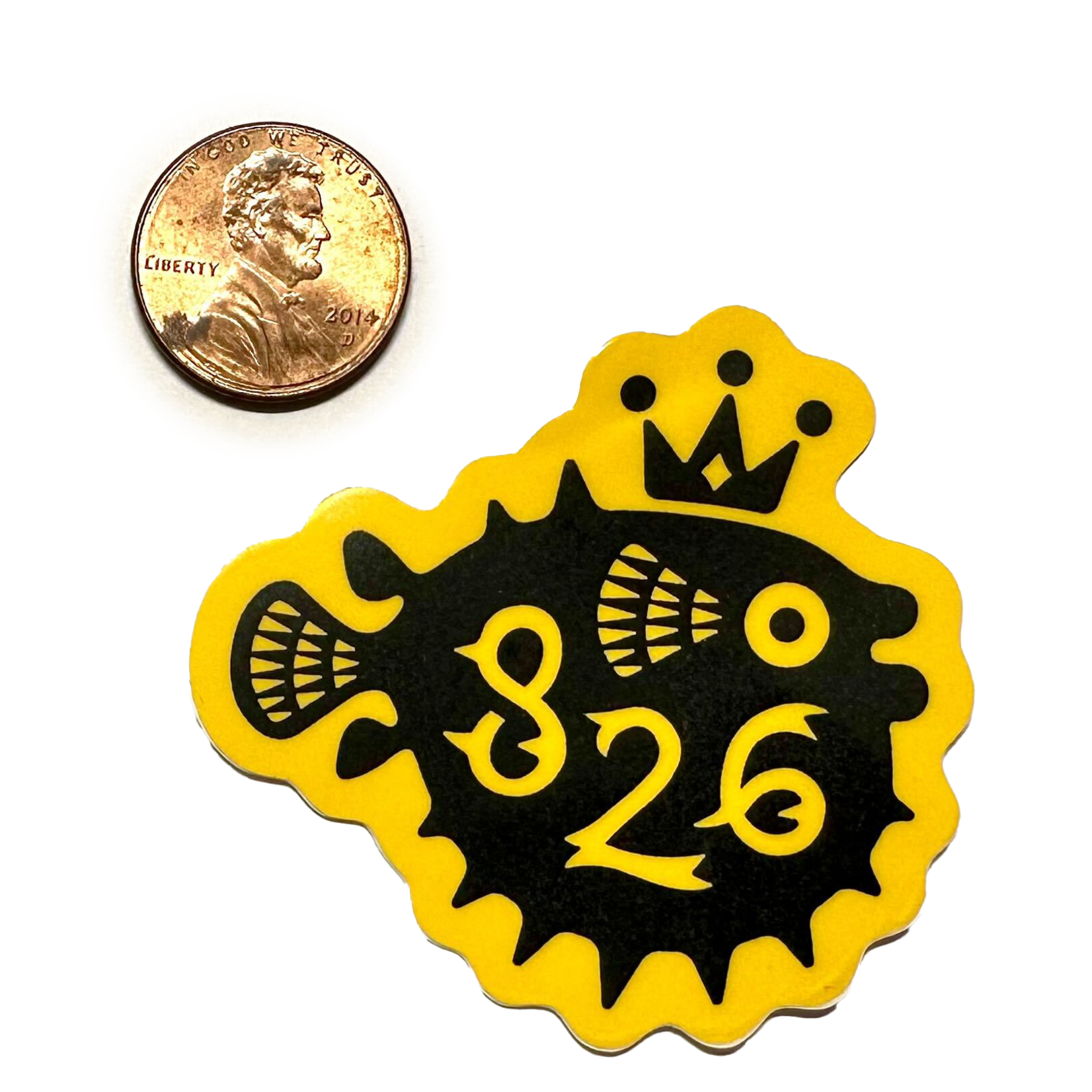 Yellow Puffer Sticker