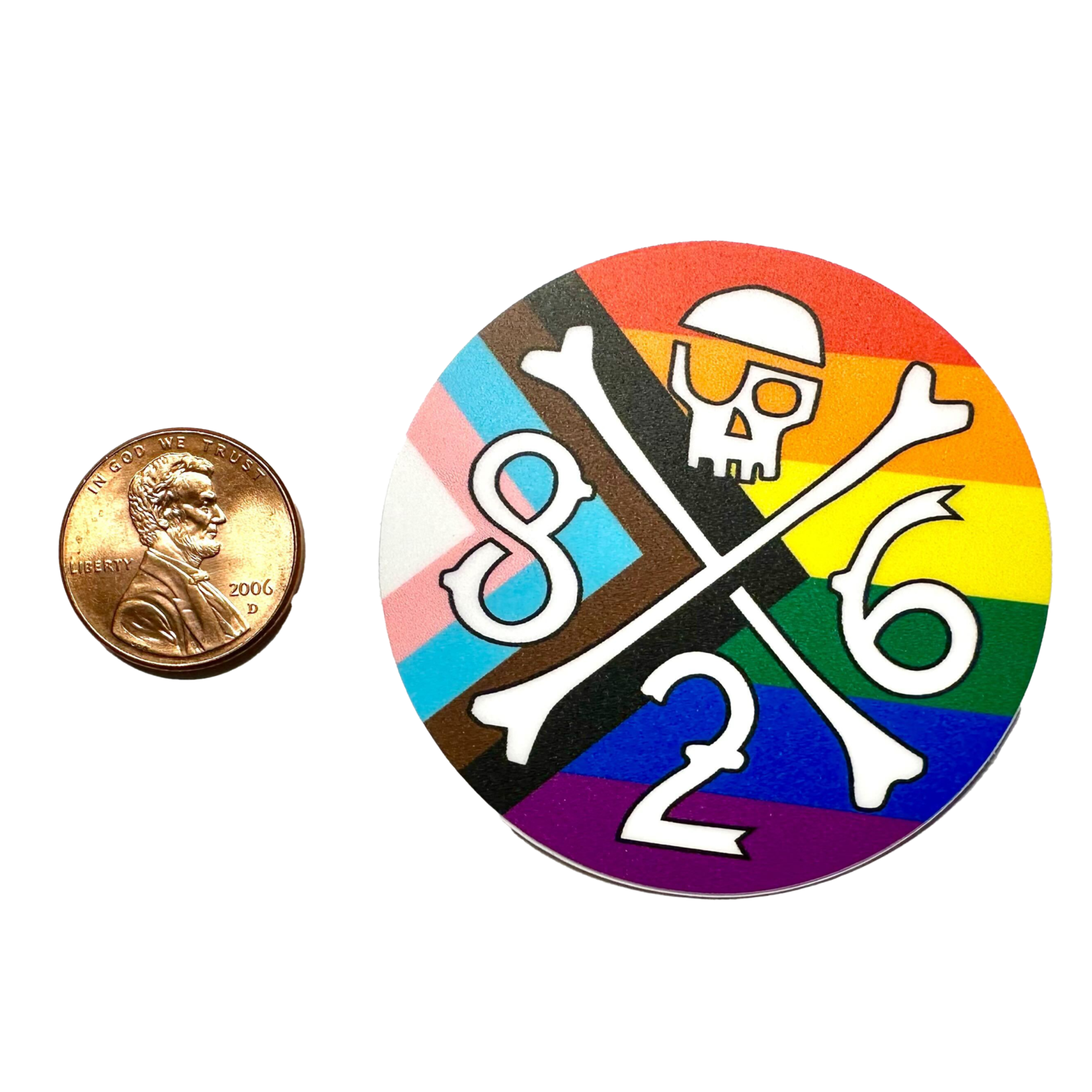 826 Pirate Pride Sticker