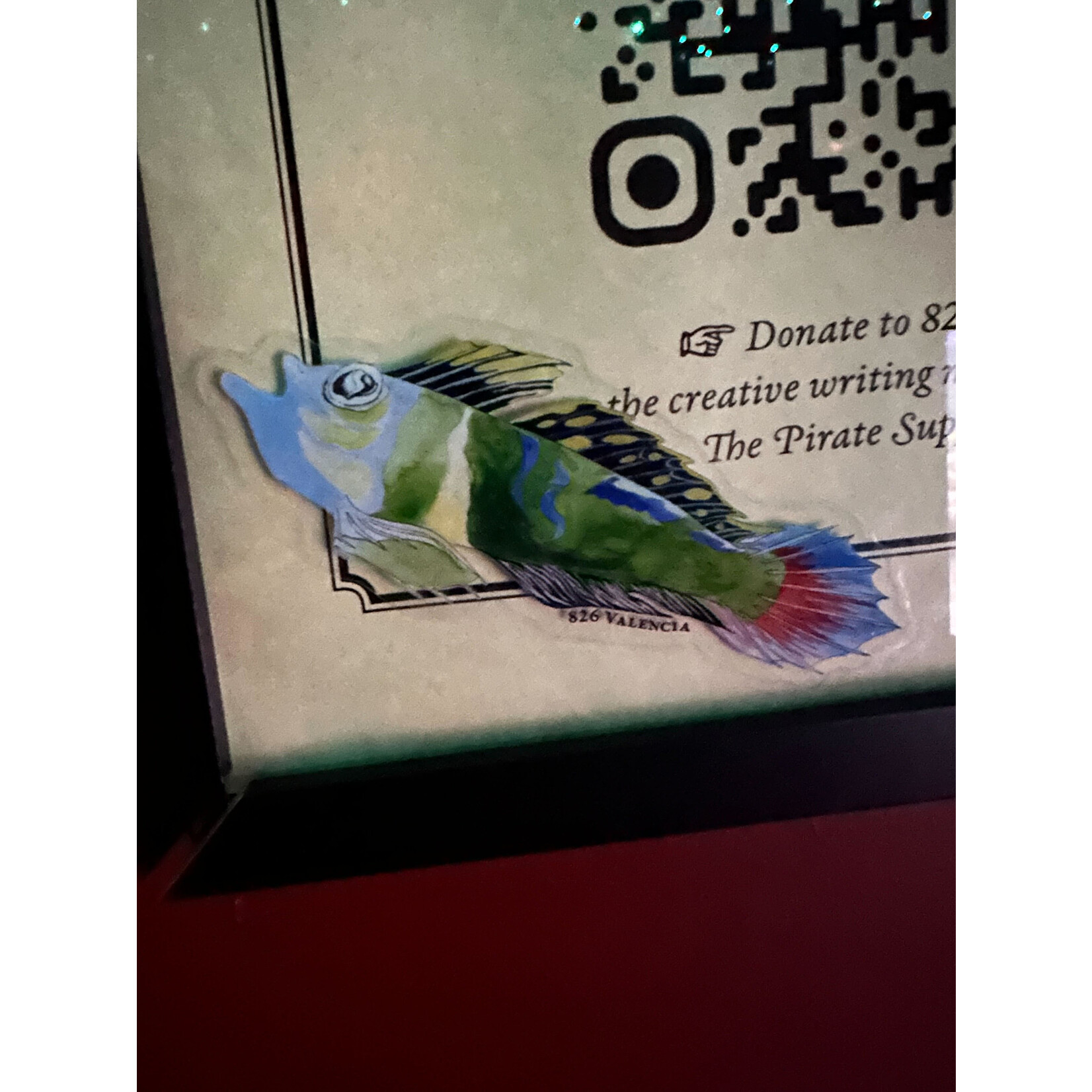 Fish Theatre Transparent Stickers