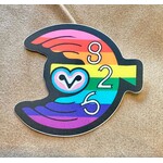 Woodland Creatures Pride Owl Sticker