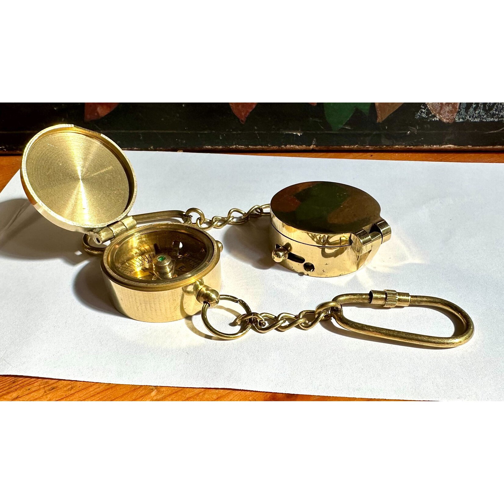 Keychains Compass 1"