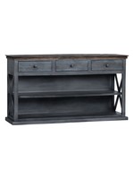 Crestview Open Console W/ 3 Drawers