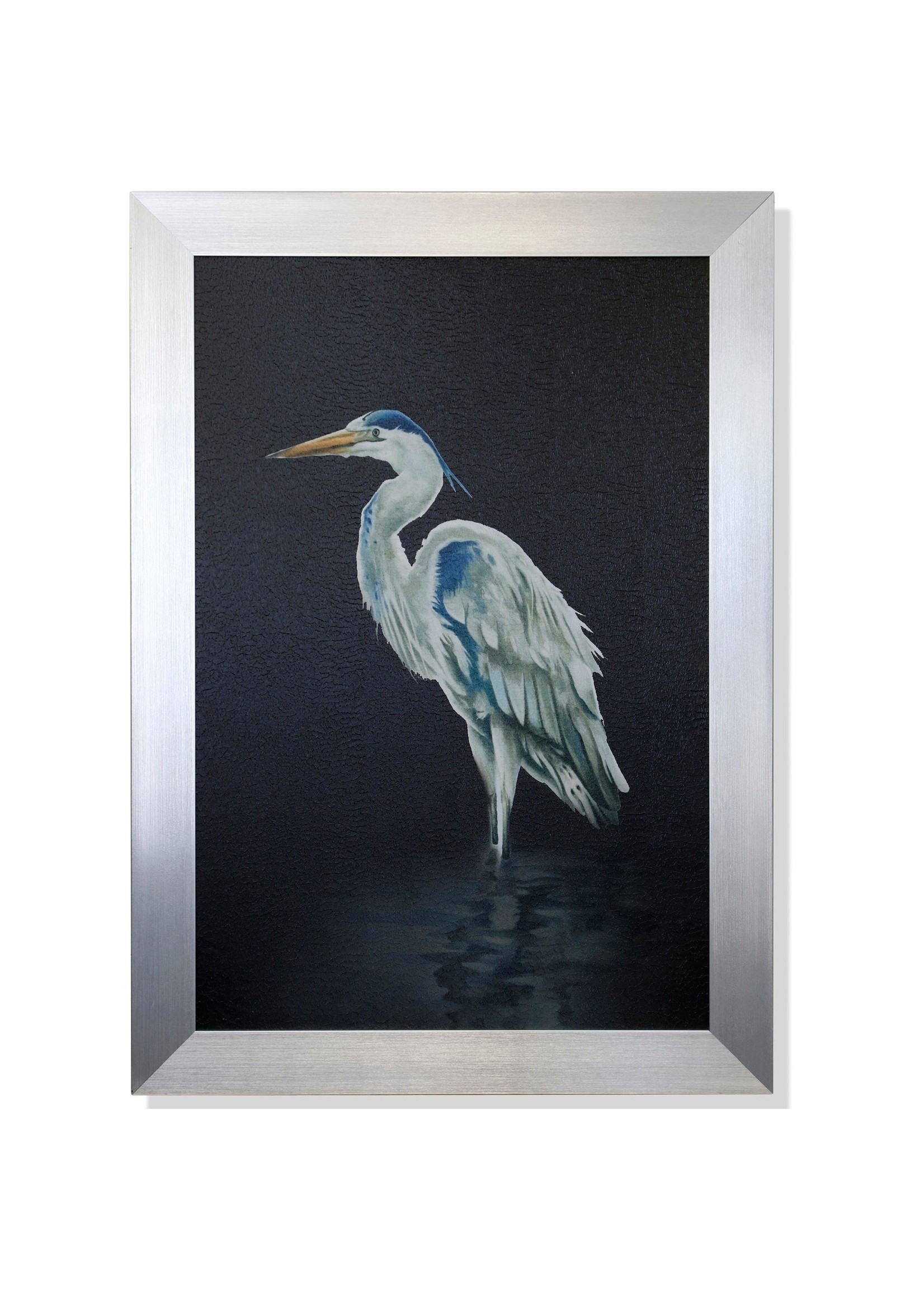 Style Craft Silver Frame Egret