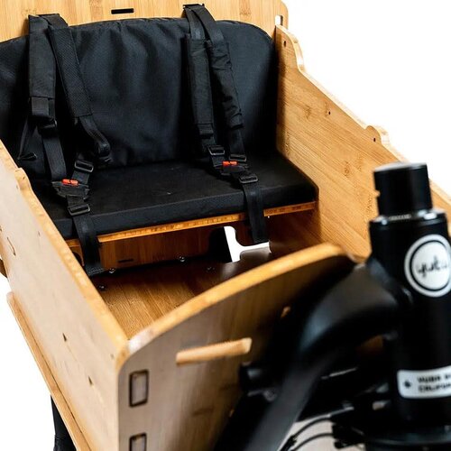 YUBA Yuba, Bamboo Box Seat Kit, Two passenger seating for the Bamboo Box