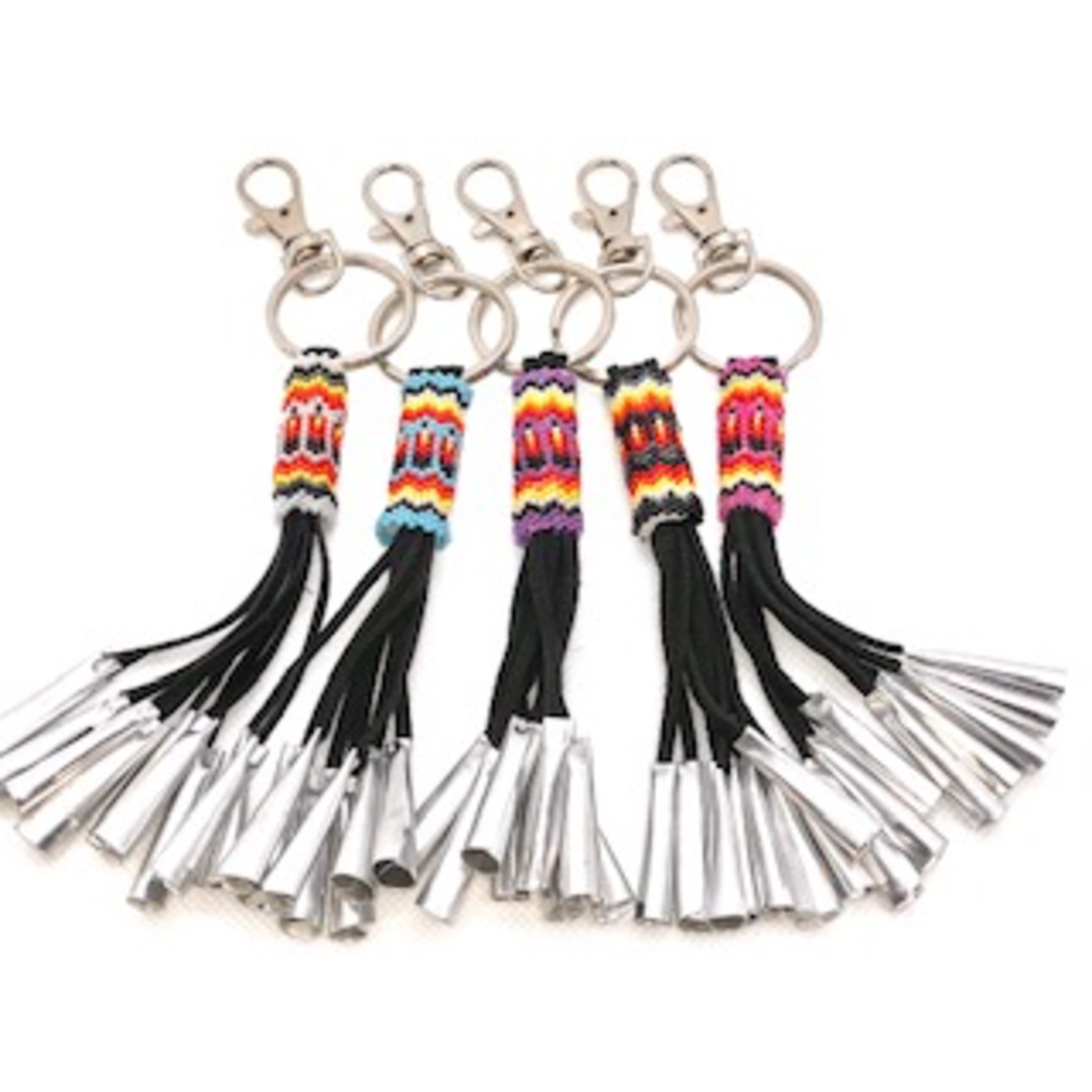 JINGLE FRINGE KEY CHAIN 5 PACK