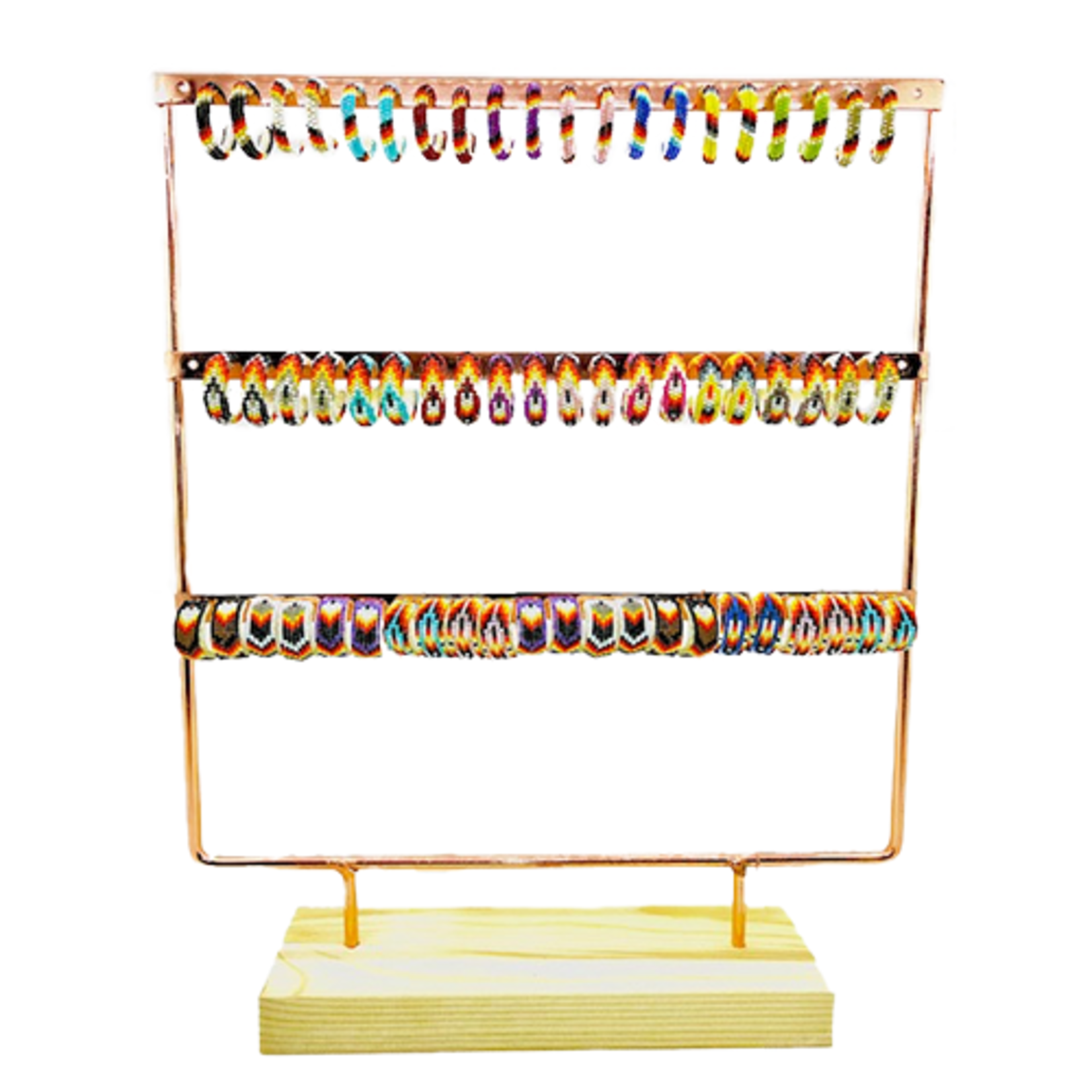 DISPLAY RACK - ASSORTED 2CM HOOP EARRINGS