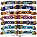 TIE ON BRACELETS - 25 PACK ASSORTED