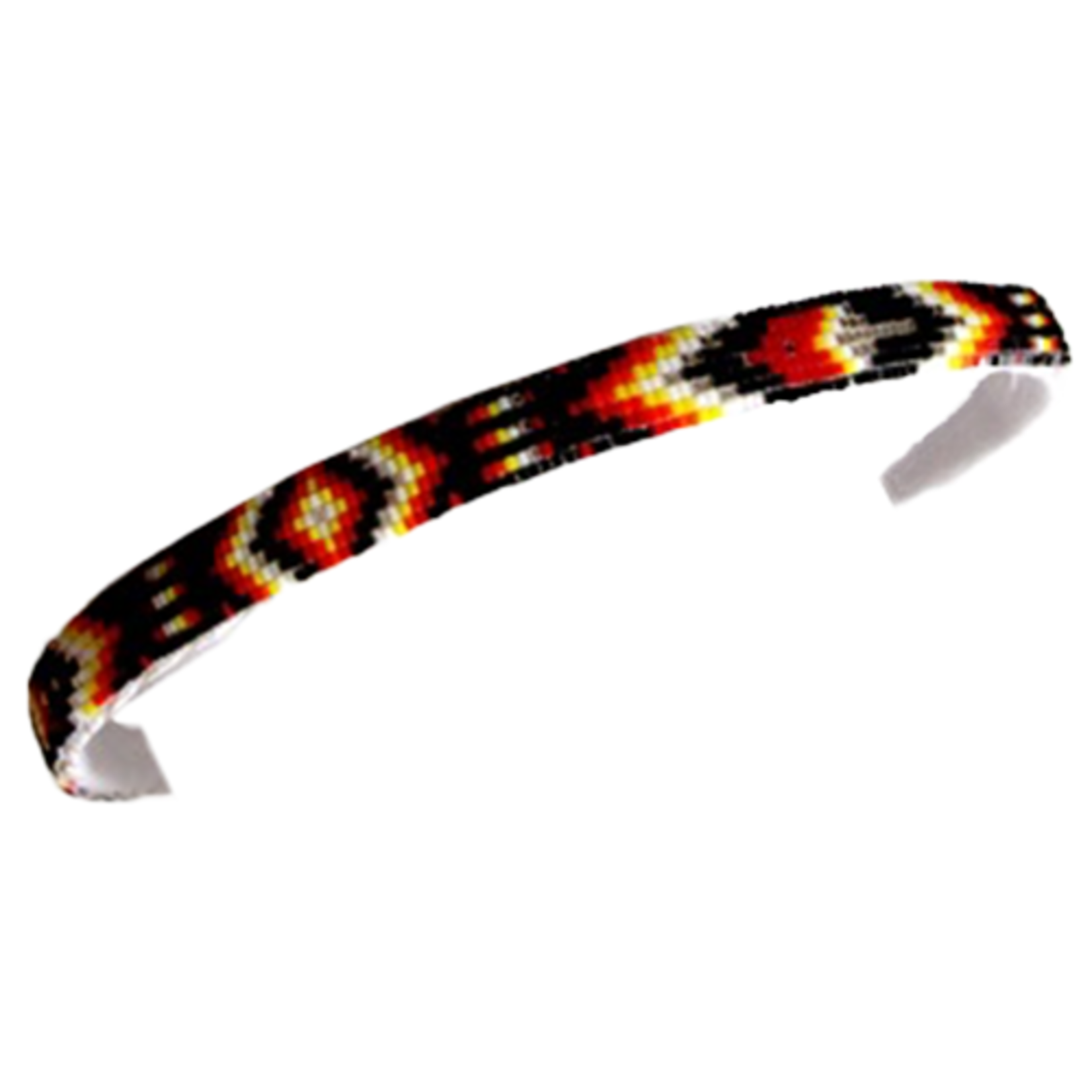 CUTGLASS HEADBAND FEATHERS