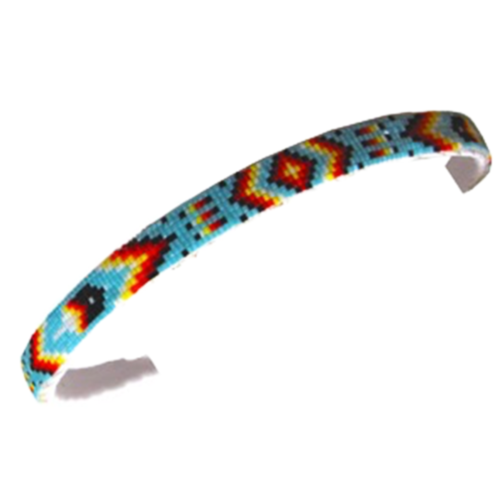 CUTGLASS HEADBAND FEATHERS