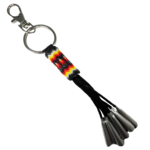 beadandbone BEADED KEYCHAIN WITH JINGLE