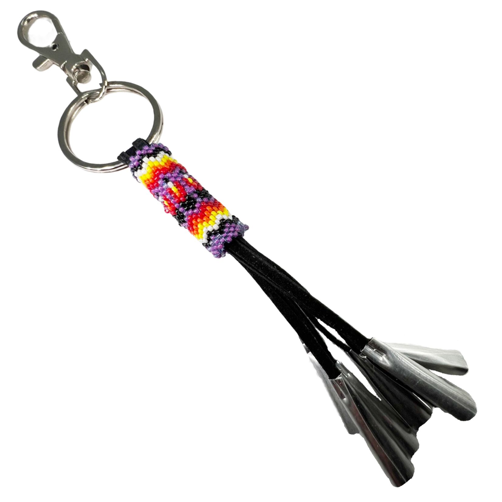 beadandbone BEADED KEYCHAIN WITH JINGLE