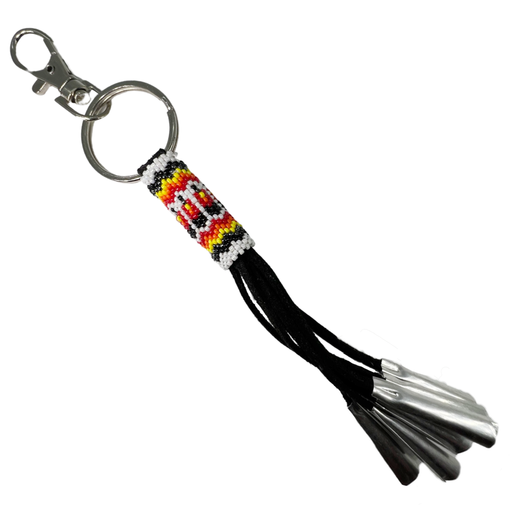 BEADED KEYCHAIN WITH JINGLE