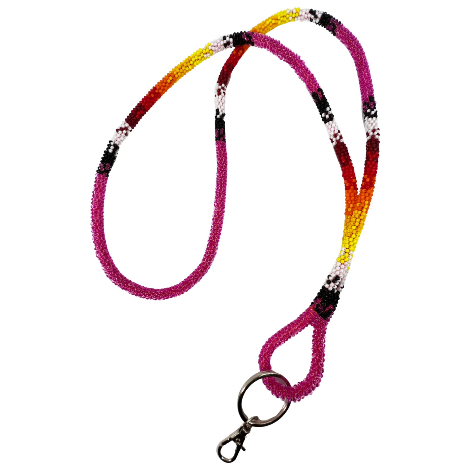 WRAPPED BEADED LANYARD - NEW DESIGN