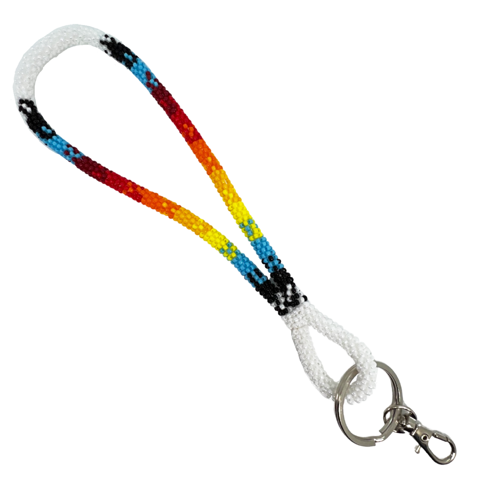 WRAPPED BEADED WRIST LANYARD - NEW DESIGN