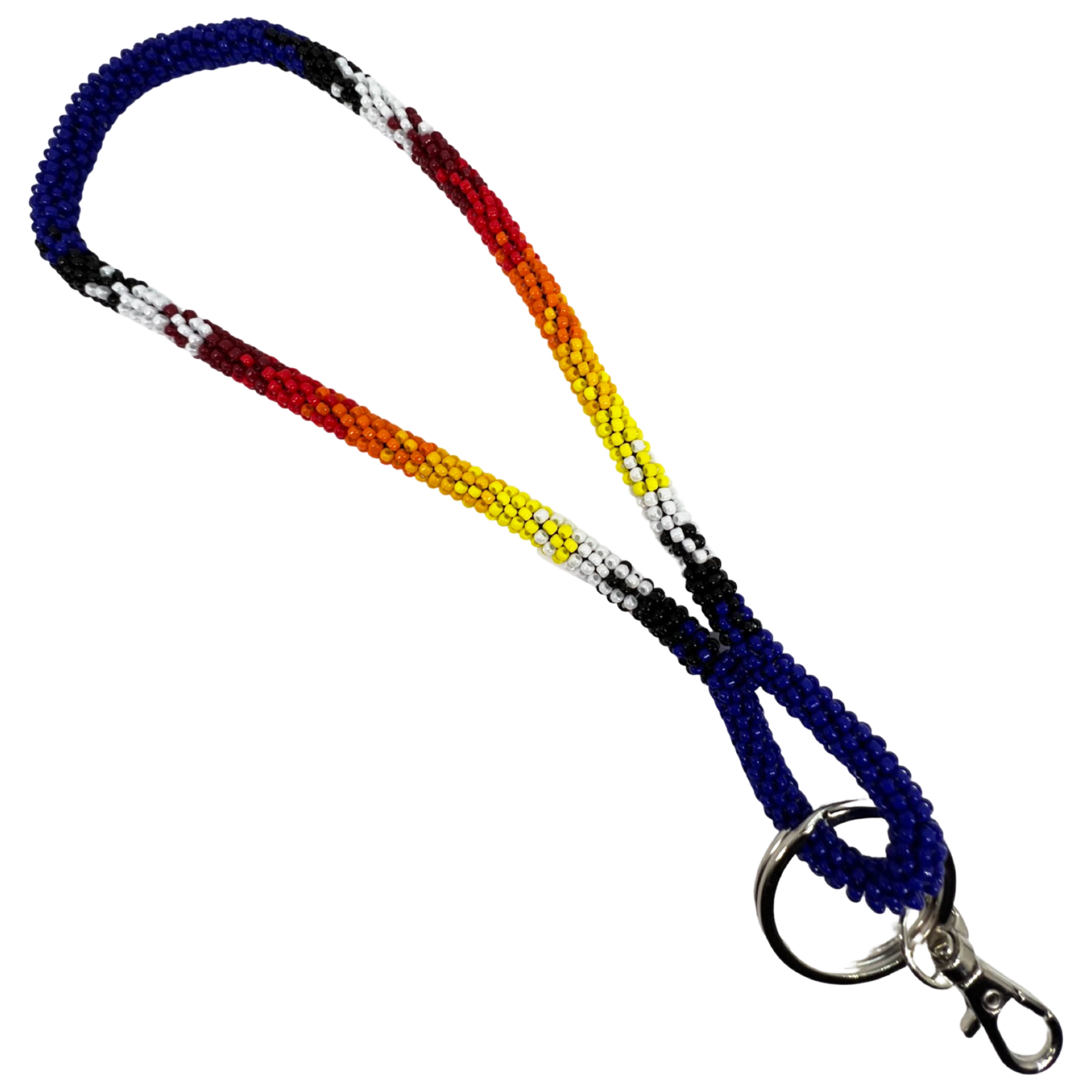 WRAPPED BEADED WRIST LANYARD - NEW DESIGN